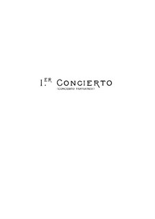 Concierto Fantástico, Op.78: Für zwei Klaviere, vierhändig by Isaac Albéniz