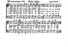 Robin Adair: B Flat Major by folklore