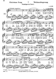 Vocal version: Für Stimme und Klavier (in C-Dur) by Adolphe Adam