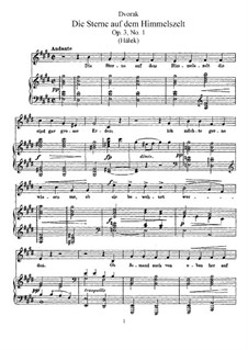 Vier Lieder, Op.3: Vier Lieder by Antonín Dvořák