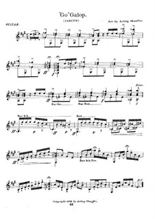 Go. Galop: Für Gitarre by Unknown (works before 1850)
