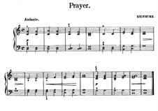 Gebet: Für Klavier by Carl Reinecke