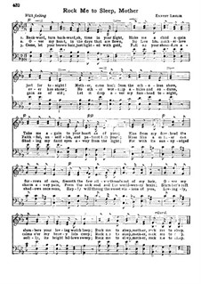 Rock Me to Sleep, Mother: Rock Me to Sleep, Mother by Ernest Leslie