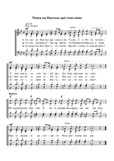 Venez au Sauveur qui vous aime: Venez au Sauveur qui vous aime by George Frederick Root