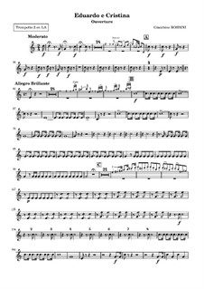 Eduardo e Cristina: Ouvertüre – Trompetenstimme II by Gioacchino Rossini