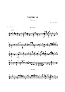 Elegische Mazurka: Für Gitarre by Heinrich Albert