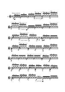 Fünfundzwanzig Etüden für Gitarre, Op.60: Nr.15 by Matteo Carcassi