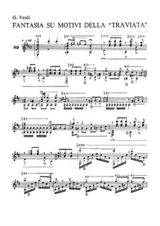 Fragmente: Fantasie, für Gitarre by Giuseppe Verdi