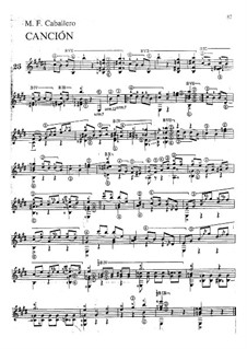 Canción: Canción by Manuel Fernández Caballero