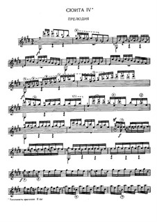 Suite für Laute in E-Dur, BWV 1006a: Bearbeitung für Gitarre by Johann Sebastian Bach