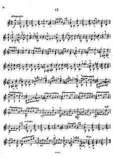 Fünfundzwanzig Etüden, Op.38: Etüde Nr.13 by Napoléon Coste