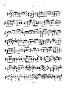 Fünfundzwanzig Etüden, Op.38: Etüde Nr.18 by Napoléon Coste