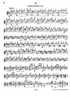 Fünfundzwanzig Etüden, Op.38: Etüde Nr.22 by Napoléon Coste