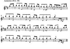 Andantino in G-Dur, MS 99: Andantino in G-Dur by Niccolò Paganini