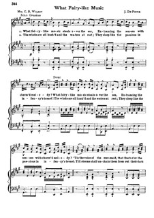 What Fairy-Like Music: What Fairy-Like Music by Joseph de Pinna