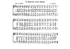 In Heavenly Love Abiding: Singpartitur by Samuel Sebastian Wesley