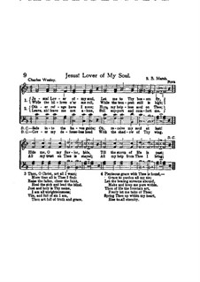 Jesus! Lover of My Soul: Singpartitur by Simeon Butler Marsh