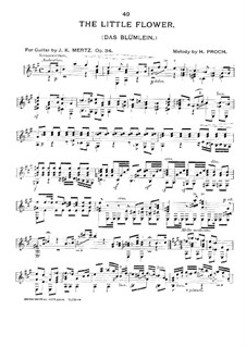 Das Blümlein: Das Blümlein by Heinrich Proch