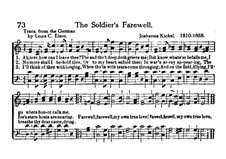 Soldier's Farewell: In C-Dur by Johanna Kinkel