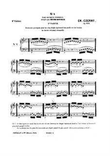 Praktische Fingerübungen, Op.802: Buch I by Carl Czerny