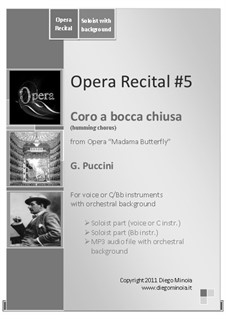 Coro a bocca chiusa (Humming Chorus): Für Stimmen by Giacomo Puccini