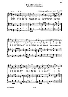 Räuberlied: Räuberlied by Unknown (works before 1850)