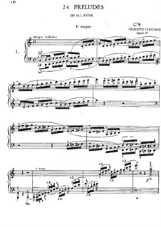 Vierundzwanzig Preluden, Op.37: Vierundzwanzig Preluden by Giuseppe Concone