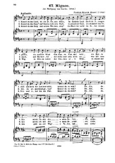 Mignon. Lied für Stimme und Klavier: Mignon. Lied für Stimme und Klavier by Friedrich Himmel
