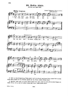 Robin Adair: A-Dur by folklore