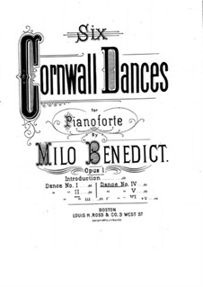 Six Cornwall Dances, Op.1: Dance No.4 by Milo Ellsworth Benedict