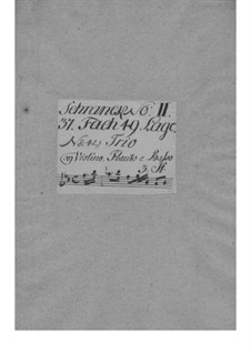 Triosonate für Bratsche, Violine und Basso Continuo, GraunWV C:XV:91: Triosonate für Bratsche, Violine und Basso Continuo by Johann Gottlieb Graun