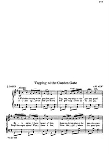 Tapping at the Garden Gate: In G-Dur by S. W. New