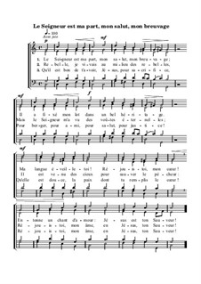 Le Seigneur est ma part, mon salut, mon breuvage: Le Seigneur est ma part, mon salut, mon breuvage by Unknown (works before 1850)