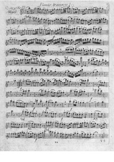 Quartett für Flöte und Streicher Nr.6 in e-Moll: Quartett für Flöte und Streicher Nr.6 in e-Moll by Franz Anton Hoffmeister