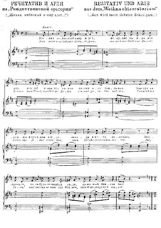 Nr.3 Nun wird mein liebster: Nr.3 Nun wird mein liebster by Johann Sebastian Bach