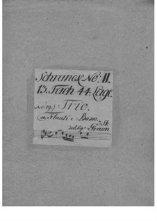 Triosonate für zwei Flöten und Basso Continuo in G-Dur, QV 2:Anh.23: Triosonate für zwei Flöten und Basso Continuo in G-Dur by Johann Joachim Quantz