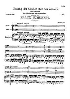 Gesang der Geister über den Wassern, D.705: Gesang der Geister über den Wassern by Franz Schubert