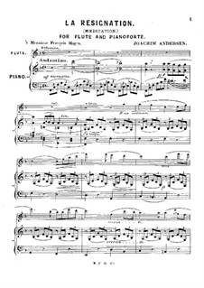 La Resignation, Op.22: La Resignation by Joachim Andersen