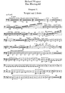 Das Rheingold, WWV 86a: Schlagzeugstimmen by Richard Wagner