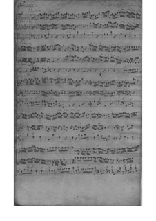 Triosonate für Violine, Flöte (oder Violine II) und Basso Continuo in d-Moll, TWV 42:d2: Vollpartitur by Georg Philipp Telemann