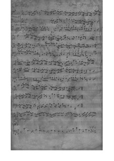 Triosonate für Violine, Flöte (oder Violine II) und Basso Continuo, TWV 42:D4: Vollpartitur by Georg Philipp Telemann