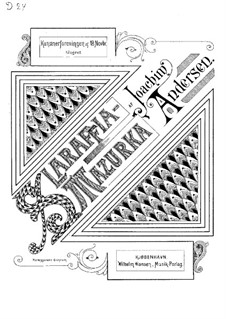 Slaraffia. Polka-Mazurka: Slaraffia. Polka-Mazurka by Joachim Andersen