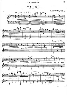 Zwei Stücke für Klavier, Op.11: Zwei Stücke für Klavier by Konstantin Antipow