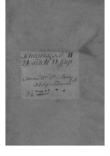 Konzert für Oboe, Streicher und Basso Continuo in f-Moll, TWV 51:f2: Konzert für Oboe, Streicher und Basso Continuo in f-Moll by Georg Philipp Telemann