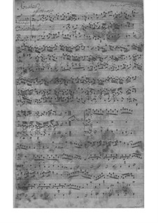 Triosonate für Violine, Flöte und Basso Continuo, TWV 42:G12: Vollpartitur by Georg Philipp Telemann