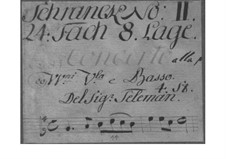 Quartett für Streicher und Basso Continuo, TWV 43:G7: Quartett für Streicher und Basso Continuo by Georg Philipp Telemann