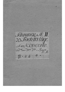 Konzert für zwei Violinen und Orchester, TWV 52:e4: Konzert für zwei Violinen und Orchester by Georg Philipp Telemann