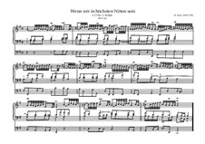 Wenn wir in höchsten Nöten sein, BWV 641: Wenn wir in höchsten Nöten sein by Johann Sebastian Bach