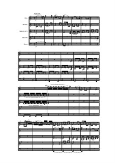 Holzbläserquintett in f-Moll, Op.99 No.2: Teil II by Anton Reicha