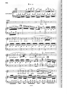 Der Liebestrank: Prendi, per me sei libero, for voice and piano by Gaetano Donizetti